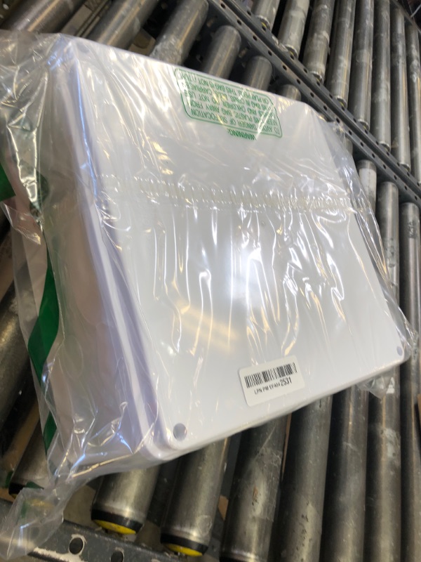 Photo 1 of LeMotech Junction Box, Electrical Box IP65 Water Resistant Dustproof ABS Plastic Project Enclosure for Electronics White, External Size 11.8 x 11.8 x 5.9 inch
