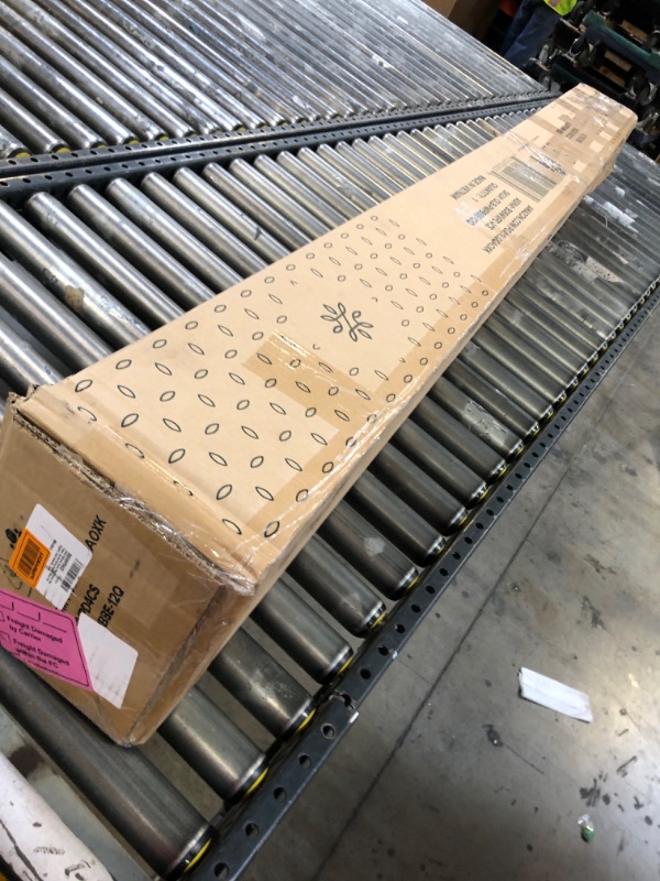 Photo 1 of ZINUS Marissa Deluxe Wood Platform Bed Frame, No Box Spring Needed, Wood Slat Support, Easy Assembly, Queen
