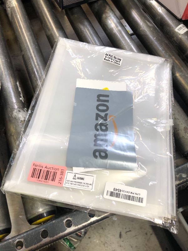 Photo 1 of FYY 5PCS Plastic Envelopes, A4 Letter Size Poly Zip Envelopes File Folders, Translucent Expanding Document Wallet Pouch with Zipper for School and Office Supplies, 12.8 x 9.4 Inches, Clear