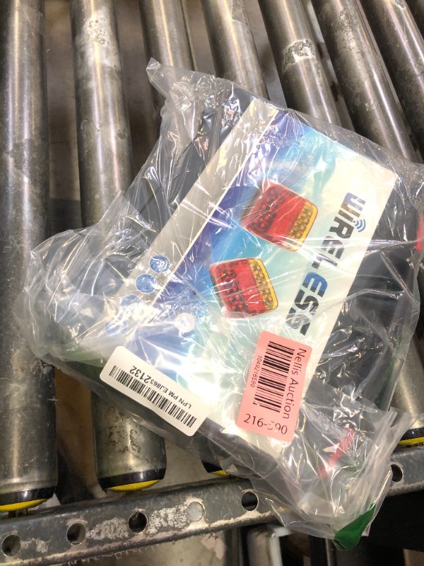 Photo 1 of Wireless Trailer Lights with Anti-Loss Steel Cable, Magnetic LED Rechargeable and Portable Tow Lights Kit for Trucks, RVs, Campers, Boats, Caravans, and Wreckers
