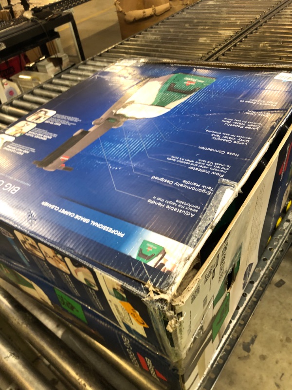Photo 1 of BISSELL® Big Green® Professional Carpet Cleaner with XL DirtLifter PowerBrush, 9-inch Long Reach Hose, 6-inch Tough Stain Tool, Includes BISSELL PRO MAX Formula with Stain Protect Technology