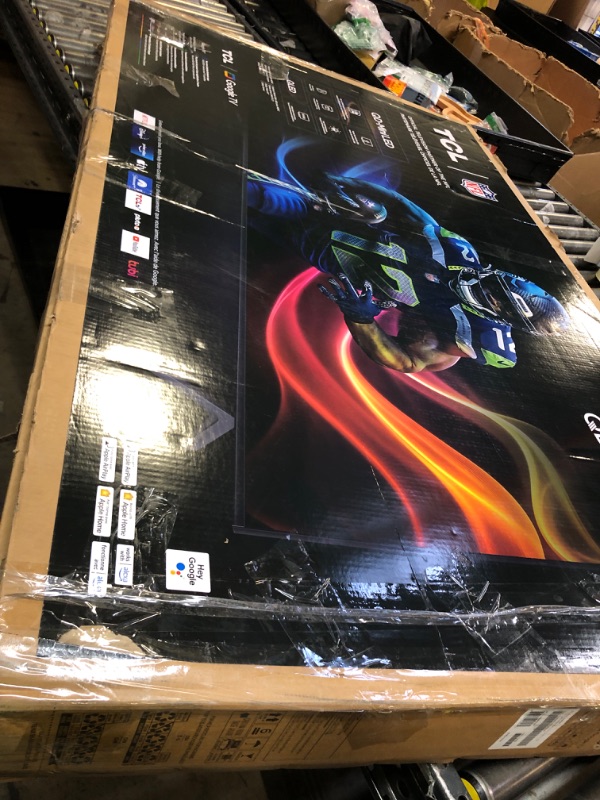Photo 1 of **PARTS ONLY****TCL 65-Inch Class QM6K Series QD-Mini LED 4K UHD Google Smart TV Best Value Mini-LED TV - QLED, 144hz, 288hz Gaming Rate, High Contrast Screen, Onkyo Audio, Dolby Atmos (65QM6K, 2025 Model)