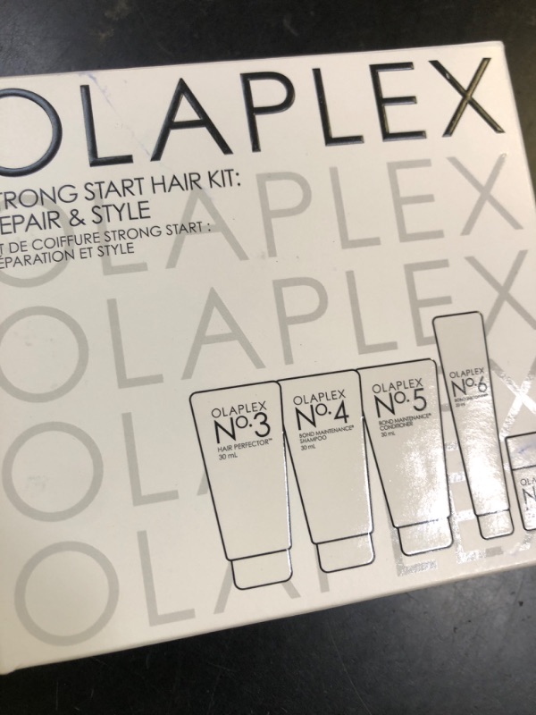 Photo 1 of Olaplex Strong Start Haircare Kit: Repair & Style, No. 3, 4, 5, 6, 7, Strengthens & Adds Moisture, Frizz Control, Adds Maximum Shine, For All Hair Types