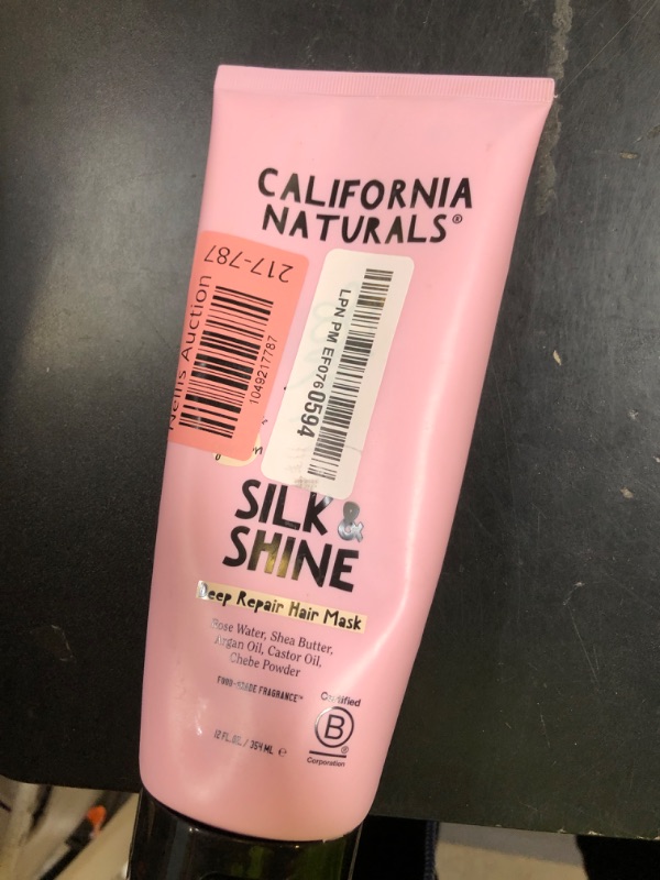 Photo 1 of California Naturals Deep Repair Hair Mask, Paraben and Sulfate Free, Deep Conditioner for Dry, Damaged Hair, Nautral, Vegan, Hydrating and Conditioning, For Curly, Frizzy, All Hair Types, 12 fl oz