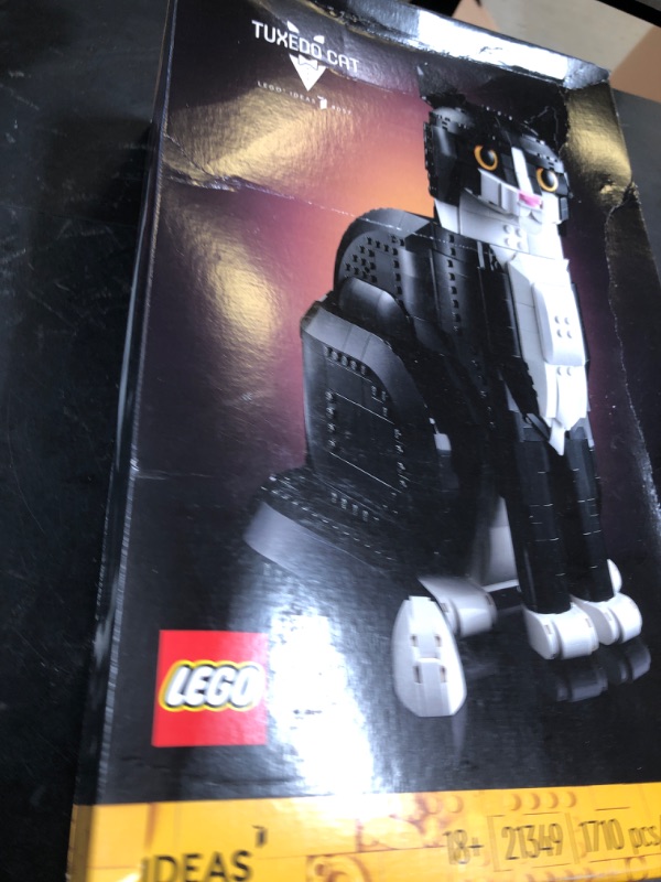 Photo 1 of LEGO Ideas Tuxedo Cat - Building Sets for Adults Ages 18+ - DIY Crafts Kit for Home Decor, Living Room or Bedroom - Gift for Graduation - 21349