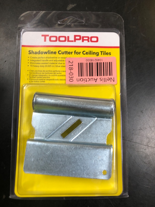 Photo 1 of ToolPro Professional Shadowline Ceiling Tile Cutter - Precision Ceiling, Drywall and Construction Edge Finishing Tool