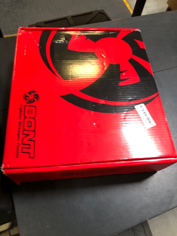 Photo 1 of Bont Inline Speed Skating Racing Package - Luna Skate Boot + 2PF 6061 Frame + Elemental Wheels + ABEC7 Bearings - Youth - Boys - Girls - Men - Women (Black, 38/6)