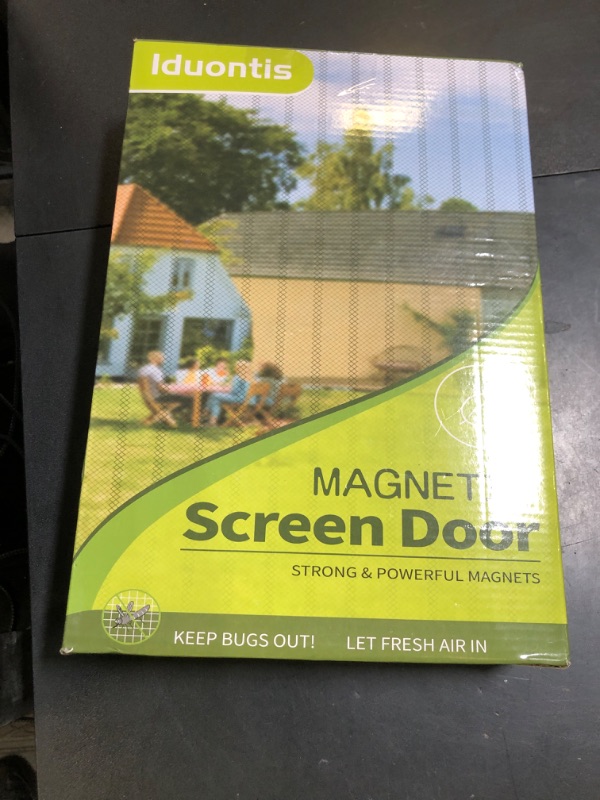 Photo 1 of Magnetic Screen Door - Fit for Door Size:36 x 82 Inch, Screen Itself Size:38"x83", Hands Free Mesh Partition,Heavy Duty Curtain Keeps Bugs Out, Frame Hook & Loop, Pet and Kid Friendly