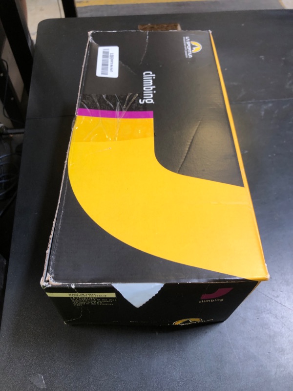 Photo 1 of La Sportiva Skwama Climbing Shoe - Men's Black/Yellow 37