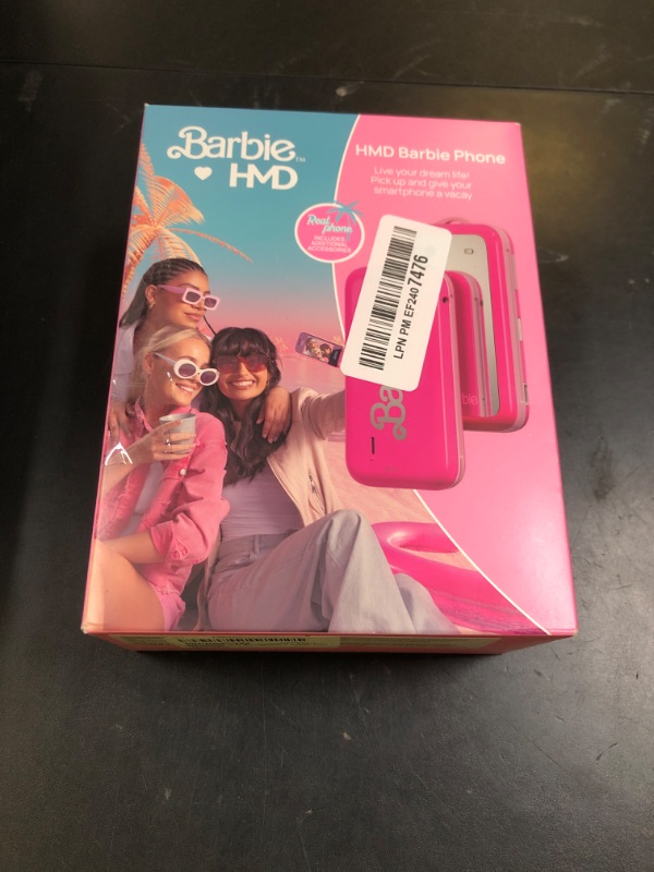 Photo 1 of HMD Barbie | Flip | Unlocked | KaiOS | Compatible with All Carriers | Power Pink | US Version