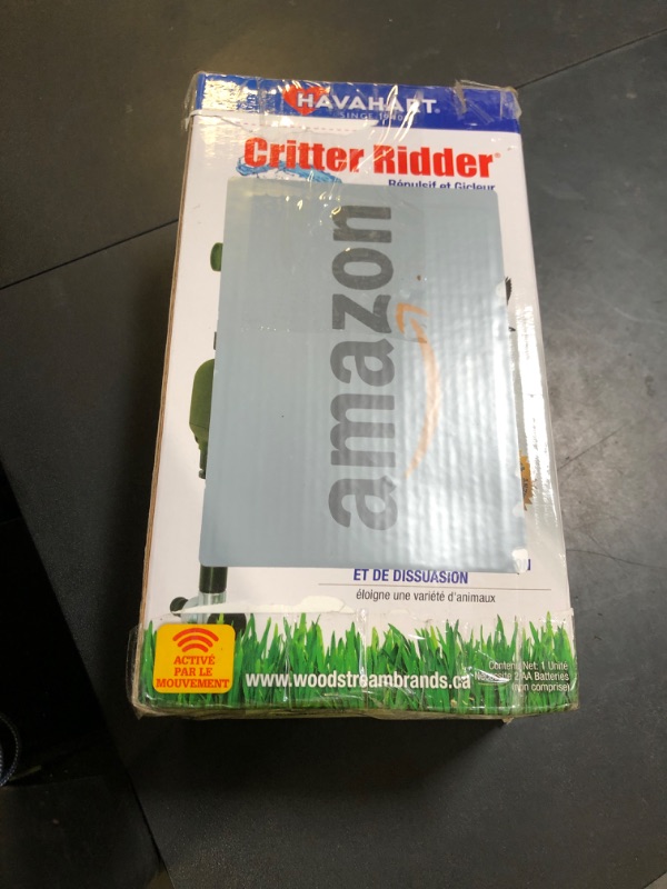 Photo 1 of Havahart 5277 Critter Ridder Motion Activated Animal Repellent and Sprinkler - Repel Cats, Dogs, Chipmunks, Groundhogs, Squirrels, Skunks, Deer, and More