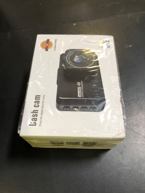 Photo 1 of Dash Cam, 4K Ultra HD Front Camera+2K Rear Cameras, 5G WiFi - Fastest Download speeds app, Support iOS Android,WDR Night Vision, Car Camera with 3" IPS Screen 32GB Card,24H Parking Mode