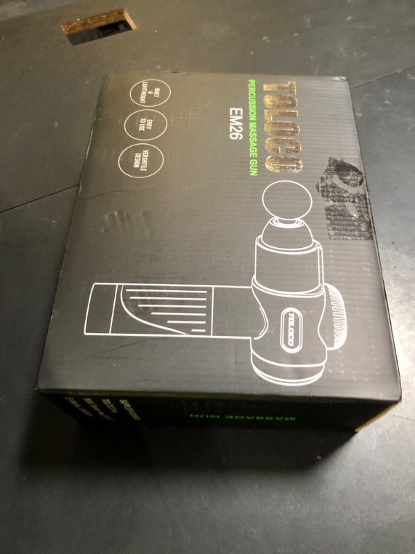 Photo 1 of TOLOCO Massage Gun, Muscle Massage Gun Deep Tissue for Athletes with 10 Massage Heads, Electric Percussion Massager for Any Pain Relief, Gifts for Fathers Day, Silver