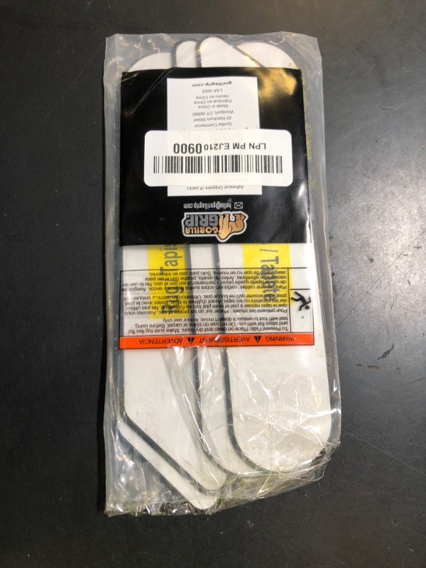 Photo 1 of GORILLA GRIP Patent Pending Rug Gripper Pads, Keep Area Rugs Corners from Curling and Bunching, Reusable Dual-Sided Flexible Sticky Pad, Grips Floor and Holds Carpet in Place on Hardwood Floors 8 Pack