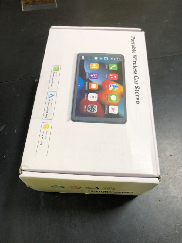 Photo 1 of Wireless Carplay Screen for Car 7" HD Portable Car Stereo Touchscreen with Apple CarPlay and Android Auto with Mirror Link/Backup Camera/Bluetooth/GPS Navigation/AUX for All Vehicles