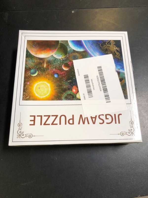 Photo 1 of Nattork Jigsaw Puzzle 500 Pieces for Adults Youth Family Space Traveler Solar System Puzzle Pieces Fit Together Perfectly