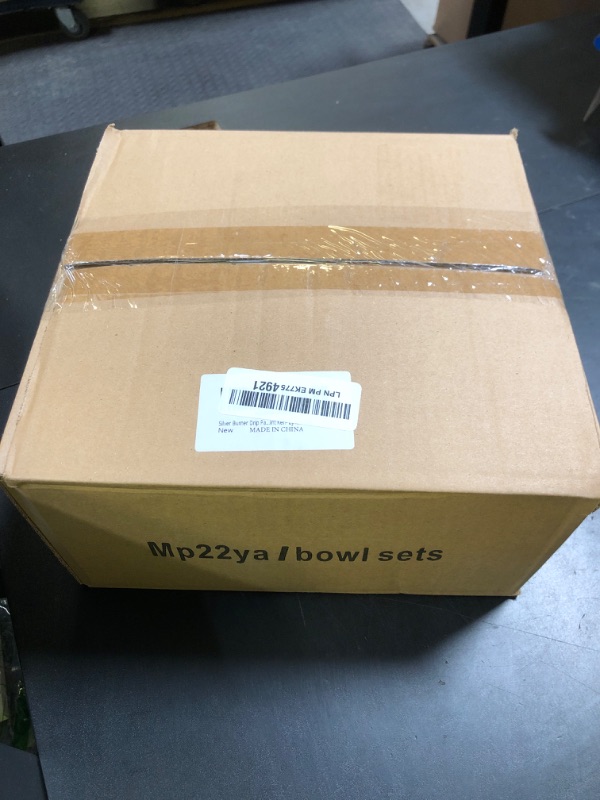 Photo 1 of Silver Burner Drip Pans WB31T10010(6") WB31T10011(8") Electric Stove Burner Replacement WB30M1(6") WB30M2(8") WB17T10006 Terminal Block Compatible for G-E Hot-point Ken-more by MIFLUS