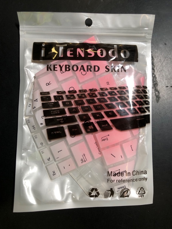 Photo 1 of 2 PCS Keyboard Cover Skin for ASUS Vivobook S 14 OLED Laptop M5406 S5406 S5406MA-AS96 14-inch, 2024 New Vivobook S 14 OLED 14-inch Laptop US Layout Keyboard Protective Skin (Gradient Pink + Clear)