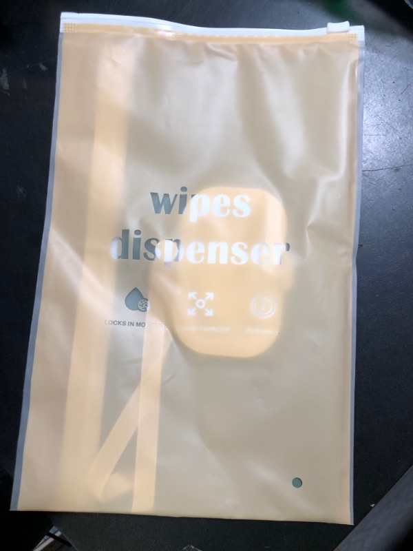 Photo 1 of Wipe Dispenser,2-Pack Portable Refillable Wipe Container,Reusable Travel Baby Wipes Dispenser, Waterproof and Dustproof(Sage Green & Cream)
