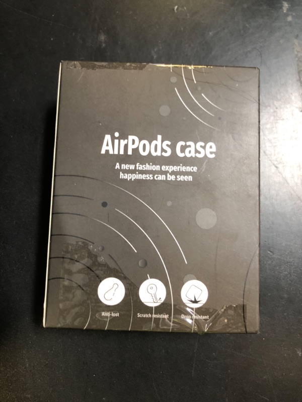 Photo 1 of RFUNGUANGO for AirPods Pro Case Cover with Cleaner Kit, Military Hard Shell Protective Armor with Lock for AirPod Pro Charging Case, Front LED Visible,Black