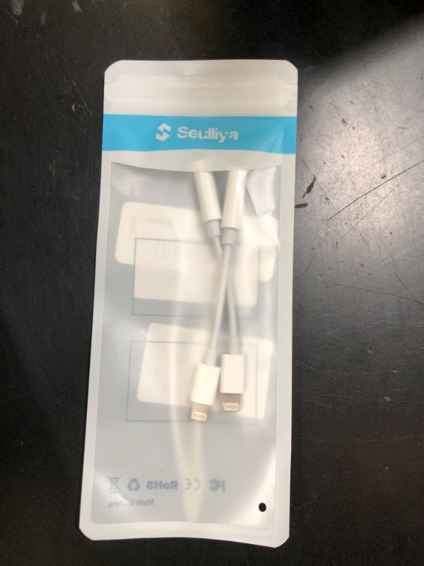 Photo 1 of Apple MFi Certified 2 Pack Lightning to 3.5 mm Headphone Jack Adapter for iPhone, iPhone Aux Adapter Converter Dongle Audio Cable Compatible with iPhone 14 13 12 11 X XS 8 7