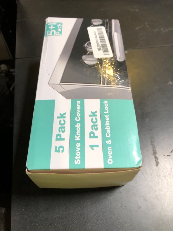 Photo 1 of Mom's Choice Gold Awards Winner - Stove Knob Covers for Child Safety (5 + 1 Pack) Double-Key Design and Upgraded Universal Size Gas Knob Covers Clear View Childproof Oven Knob Covers for Kids and Pets