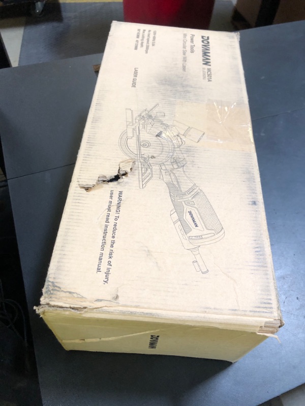 Photo 1 of DOVAMAN Circular Saw, 5.8A 4-1/2" Circular Saw w/Laser, Metal Auxiliary Handle, 6 Blades (4½", 4¾"), Cutting Depth 1-11/16" (90°), 1-1/8" (45°), Ideal for Wood, Soft Metal, Plastic, Tile - MCS01A