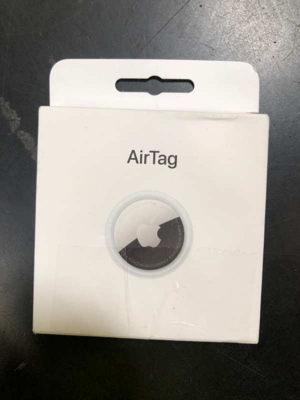 Photo 1 of Apple AirTag. Keep Track of and find Your Keys, Wallet, Luggage, Backpack, and More. Simple one-tap Set up with iPhone or iPad