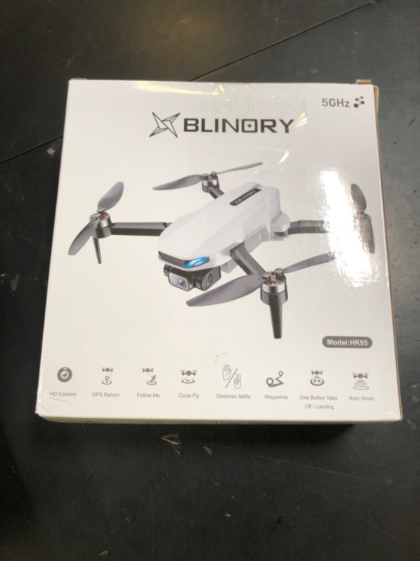 Photo 1 of Drone with Camera for Adults, 2K HD GPS Drones with Auto Return, Follow Me, Circle Fly, Waypoint Fly, Optical Flow, Brushless Motor, Foldable 5G Transmission FPV Quadcopter