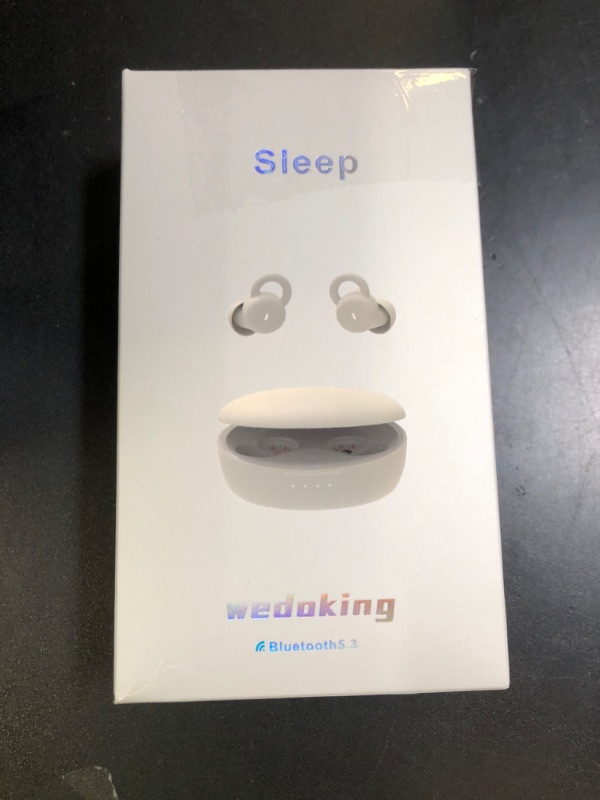 Photo 1 of Sleep Earbuds w/Mic, Comfortable Sleeping Headphones Small Design for Side Sleepers Invisible Buds for Sleep Wireless Bluetooth Earphones for Noise Blocking Snoring (Ivory)