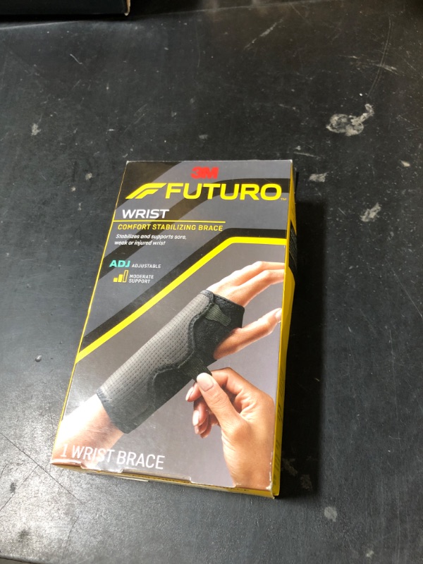 Photo 1 of FUTURO Comfort Stabilizing Wrist Brace, Helps Support Sprains, Strains, and Symptoms of Carpal Tunnel Syndrome, One Size