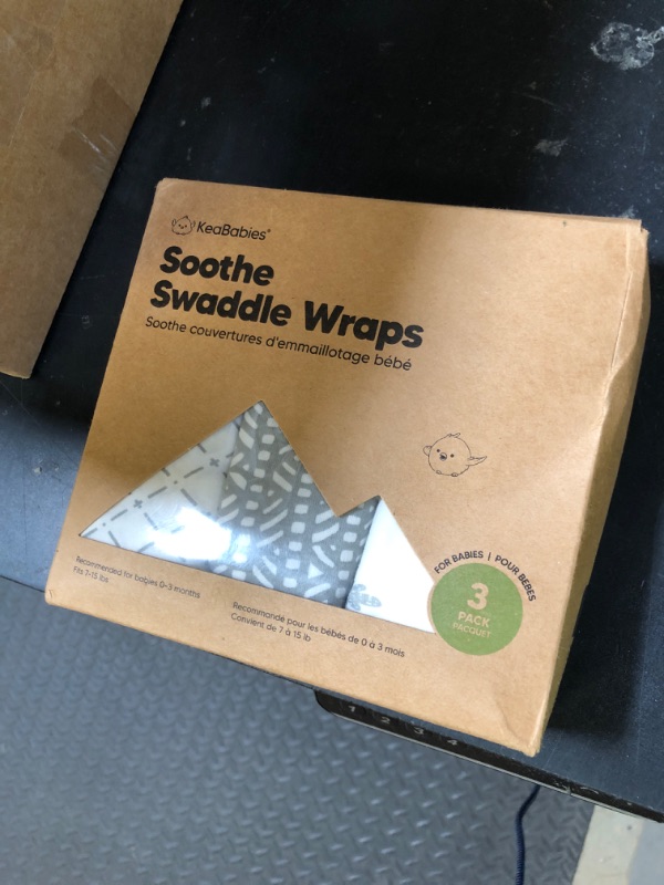 Photo 1 of KeaBabies 3-Pack Organic Baby Swaddle Sleep Sacks - Swaddles for Newborns, Infant 0-3 Months, Baby Girls, Boys, Soft & Snug Newborn Sleep Sack, Nursery Swaddling Blankets (Nordic)