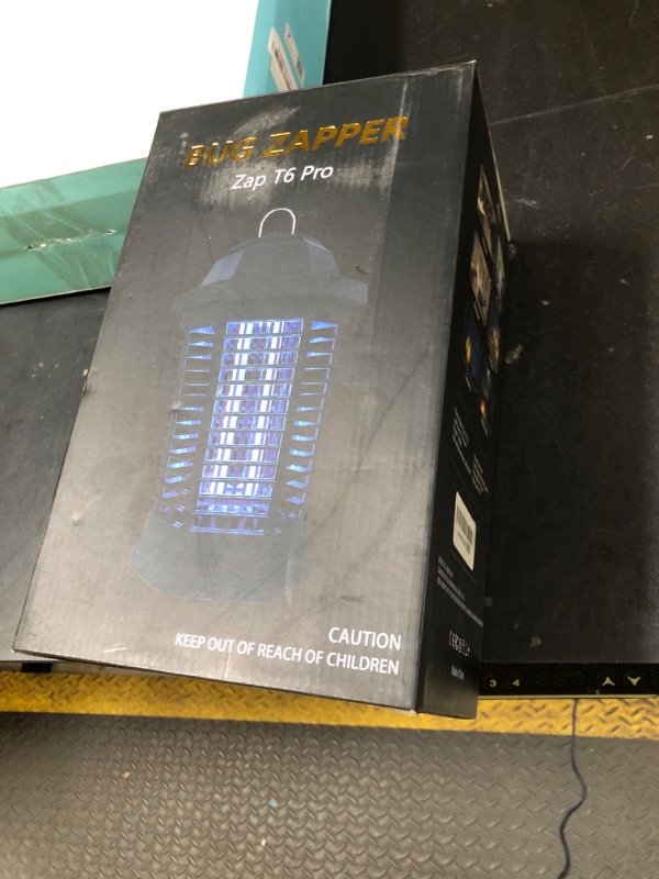 Photo 1 of GOOTOP Bug Zapper Outdoor, Mosquito Zapper, Electric Fly Zapper, Mosquito Killer, Fly Traps, 3 Prong Plug, Flying Insects Zapper Indoor Outdoor 90-130V, 4200V, ABS Plastic Outer (Black)