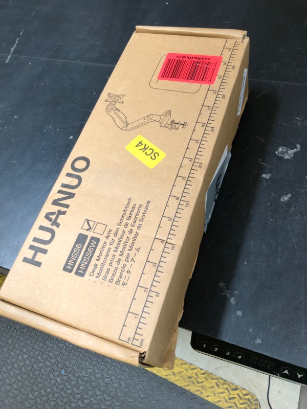 Photo 1 of HUANUO Single Monitor Mount, 13 to 32 Inch Gas Monitor Arm, Adjustable Stand, Vesa Mount with Clamp and Grommet Base - Fits 4.4 to 19.8lbs LCD Computer Monitors