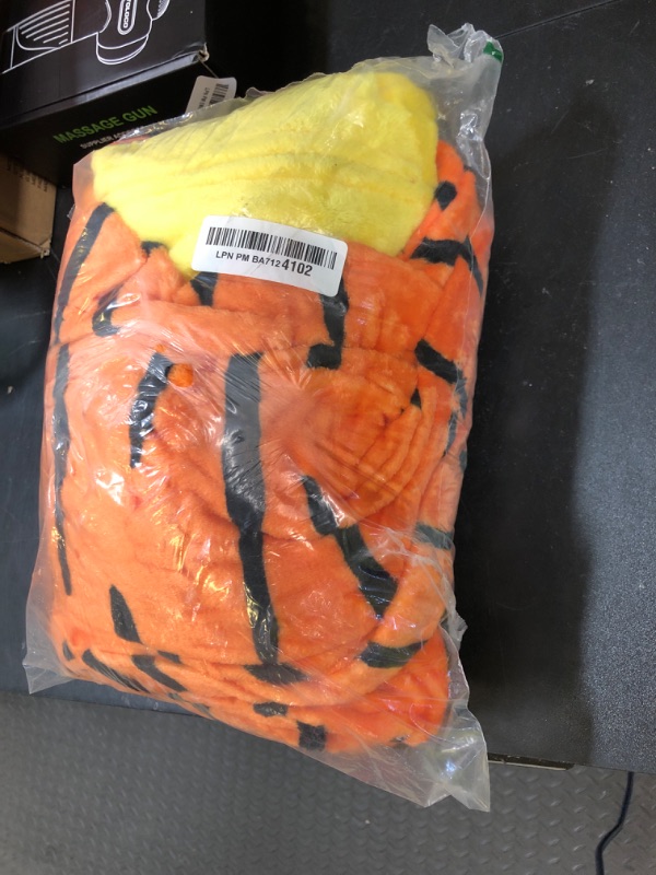 Photo 1 of Yemnut Snug Fit Adult Unisex Onesie Cosplay Costume?One Piece Pajama Halloween Homewear Suit for Women and Men (X-Large, Tigger)