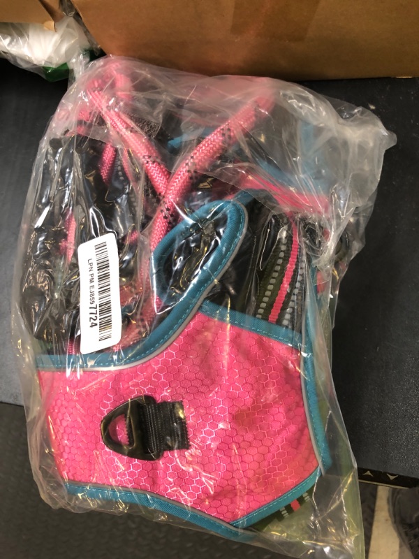 Photo 1 of tobeDRI No Pull Dog Harness Adjustable Reflective Oxford Easy Control Medium Large Dog Harness with A Free Heavy Duty 5ft Dog Leash
