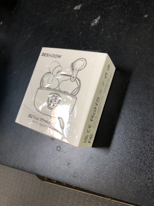 Photo 1 of Wireless Earbuds, Bluetooth 5.4 Headphones HiFi Stereo, Bluetooth Earbuds with ENC Noise Cancelling Mic, IP7 Waterproof in Ear Earphones, 48H, LED Display Ear buds for Pad Workout Sports, Azure