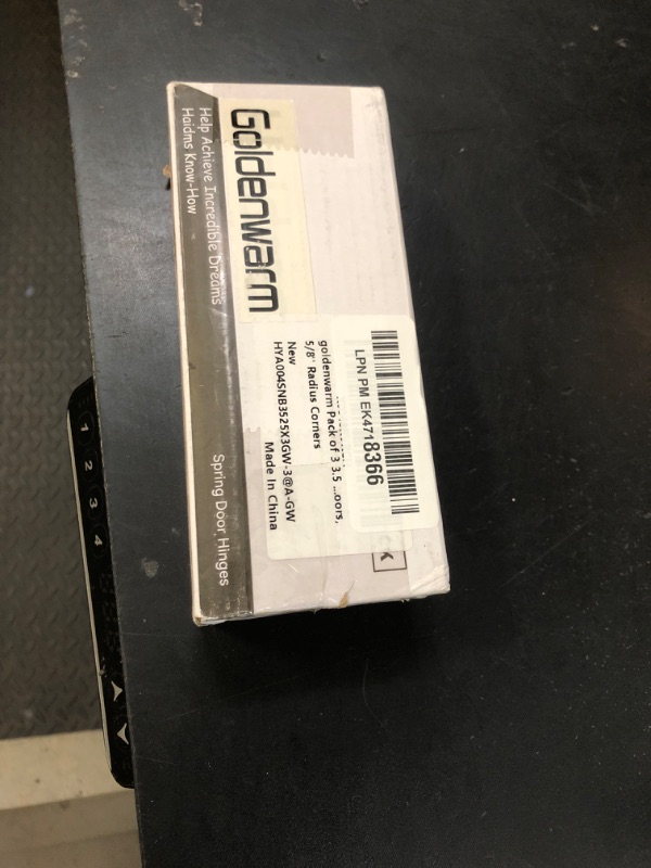 Photo 1 of goldenwarm Pack of 3 3.5 inch Door Hinges Satin Nickel Brushed Self-Closing Spring Door Hinges - Heavy-Duty Spring Hinges for Interior and Exterior Doors, 5/8" Radius Corners