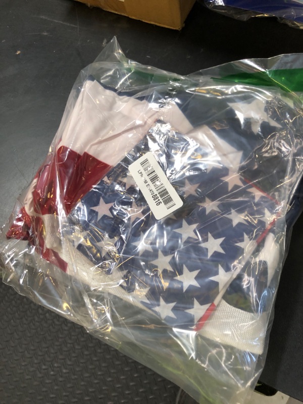 Photo 1 of Xunny American Flag Bunting with red white and blue, US pleated Fan Flag for 4th of july, Memorial Day,Veteran's day (red white and blue-Pack 2)