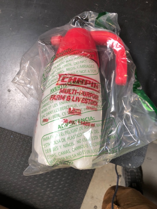 Photo 1 of Chapin 1002 48-Oz Made in USA Heavy-Duty Multi-Purpose Sprayer, for Spraying Plants, Flowers, Weeds and Cleaning, Red/White