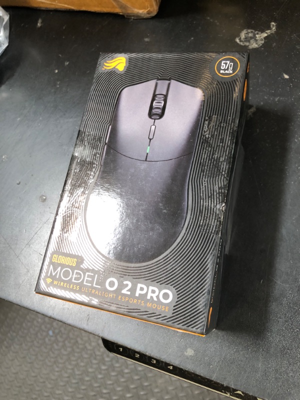 Photo 1 of GLORIOUS Gaming Model O 2 PRO Wireless Gaming Mouse - 2.4GHz Wireless 1ms delay, 100M clicks, 57g Ultralight, Long Battery Life, 26K DPI BAMF 2.0 Sensor, Ambidextrous, 6 Buttons, PTFE Feet