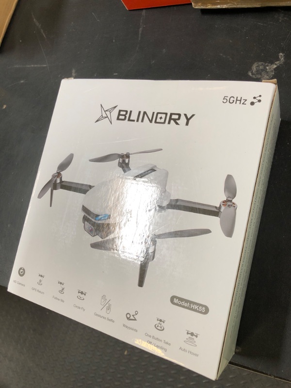 Photo 1 of GPS Drone with Camera for Adults, 2K HD FPV Drones with Auto Return, Follow Me, Circle Fly, Waypoint Fly, Stable Hover, Brushless Motor, Foldable 5G Transmission Remote Control Quadcopter