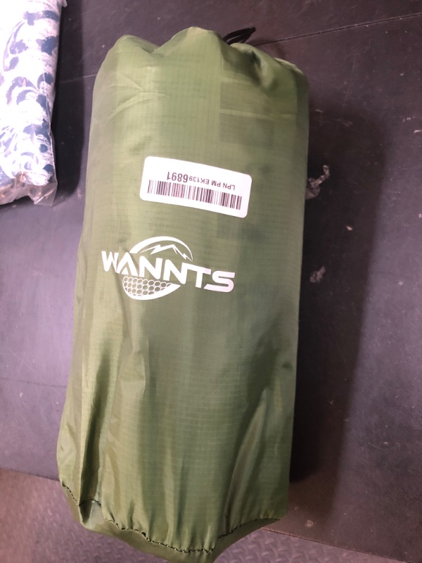 Photo 1 of WANNTS Sleeping Pad, Ultralight Inflatable Sleeping Pad for Camping, Built-in Pump, Ultimate for Camping, Hiking - Airpad, Carry Bag, Repair Kit - Compact & Lightweight Camping Pad(Green)