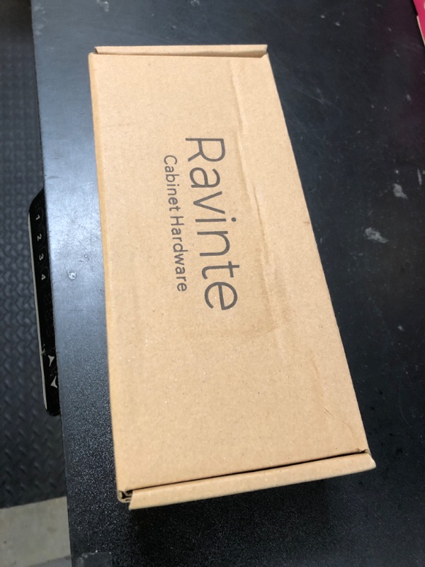 Photo 1 of Ravinte Cabinet Handles Solid Slim Champagne Bronze 5 Pack 6-1/4 Inch Hole Center Square Bar Drawer Handles Kitchen Cabinet Pulls Drawer Kitchen Cabinet Hardware