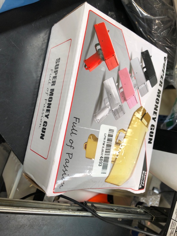 Photo 1 of Alagoo Super Money Guns Paper Playing Spary Money Gun Make it Rain Toy Gun, Handheld Cash Gun Fake Bill Dispenser Money Shooter Toy(Metallic Gold)