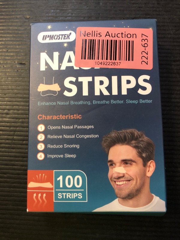 Photo 1 of 100Pcs Nasal Strips for Snoring, Extra Strength Nose Strips Breathing, Nose Tape for Sports and Sleep, Anti Snoring Strips Help Stop Snoring and Nasal Congestion Relief