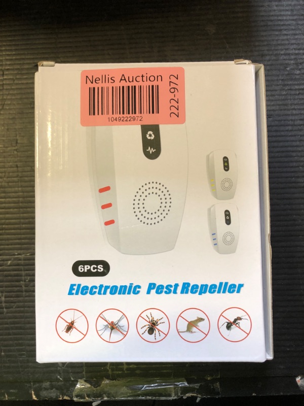 Photo 1 of 2025 Upgraded Ultrasonic Pest Repellent Indoor Insect Repeller, Pest Control, Repellent Roach, Mouse, Bugs, Mosquito, Mice, Spider, Ant, Rodent Repellent Ultrasonic Plug in, 3 Mode Switching, 6 Packs