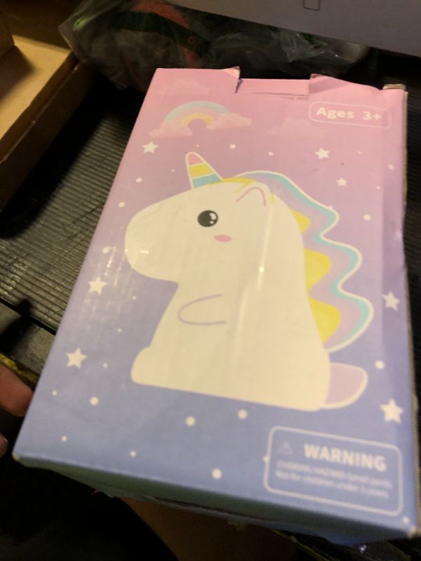 Photo 1 of Unicorn Toys, Night Light for Kids Night Light,16 Colors+Silicone+Dimmable+12 Hours Use Nightlight for Kids Room,Unicorn Toys for Girls Age 4-6, Cute Gifts for Girls, Baby,Toddler Girl Room Decor