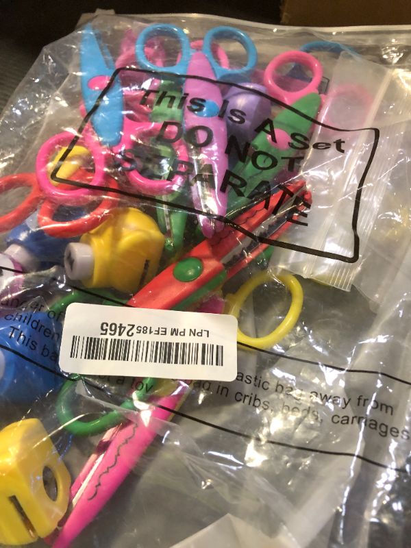 Photo 1 of 22 Pcs Craft Hole Punch and Creative Scissors Set, Including 12 Craft Pattern Scissors Decorative Edge Scrapbooking Edging, 10 Paper Punch for School Kids Adults Crafting