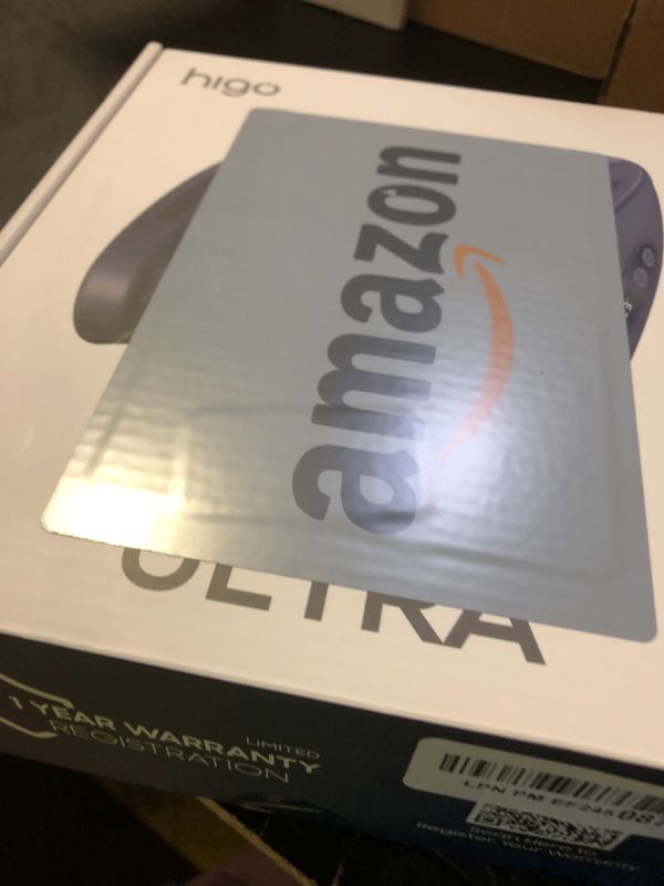 Photo 1 of HIGO CoolMaster Ultra Neck Fan, Neck Air Conditioner, 2-in-1 Cooling Neck Fan Portable Rechargeable, Wearable Personal Fan, 5500mAh Large Battery, Ergonomic Design, Glacier Gray